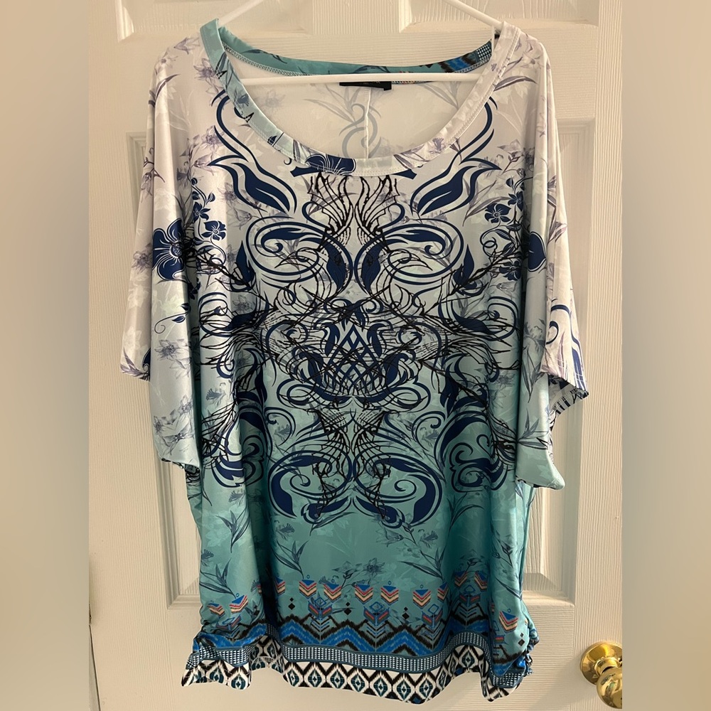 Short sleeve 3XL blouse - Picture 1 of 8
